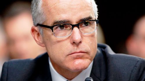 Former FBI Deputy Director Andrew McCabe said in an interview aired today that he worried that investigations into President Donald Trump's ties to Russia and possible obstruction of justice would be shut down after Mr Trump fired FBI Director James Comey.