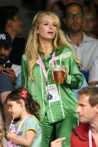 Kate Moss's sister Lottie at Wimbledon 2018