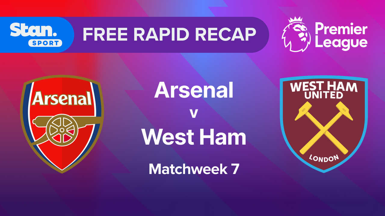 Watch Premier League - Season 2025/2026 - Rapid Recap | MW7: Arsenal vs ...