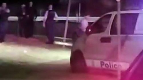 A group of teenagers allegedly led police on a wild chase through Sydney's west in a stolen luxury car.