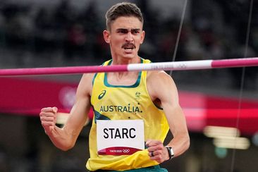 Brandon Starc in action at the Tokyo Olympics in 2021.