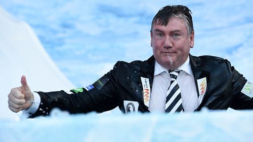 Eddie McGuire at the Big Freeze at the G. (AAP)