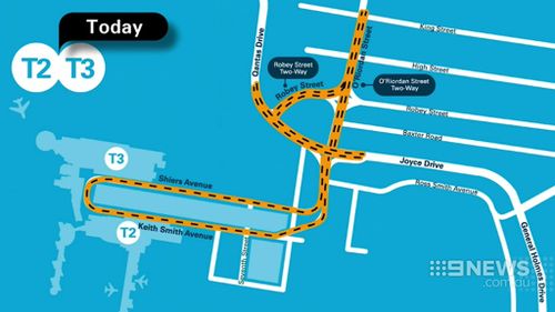 The redevelopment aims to produce more efficient one-way traffic flows. (9NEWS)
