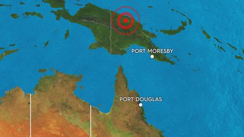 An earthquake has hit Papua New Guinea.
