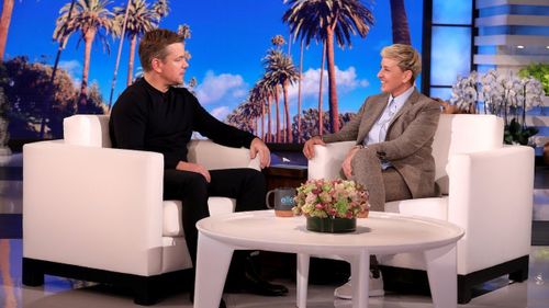 Matt Damon talked Carnarvon up when he spoke about his family visit to Australia with talk show host Ellen Degeneres.