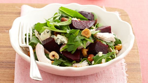 Chicken & beetroot salad