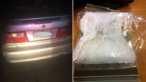 Bag full of ‘ice’ found in car during RBT stop