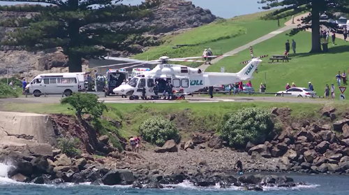 The snorkelling group got caught in an undercurrent and a 33-year-old man was unable to be revived.