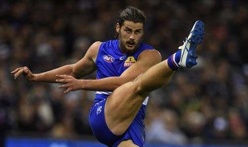 The 22-year-old is a ruckman for the Western Bulldogs. Picture: AAP