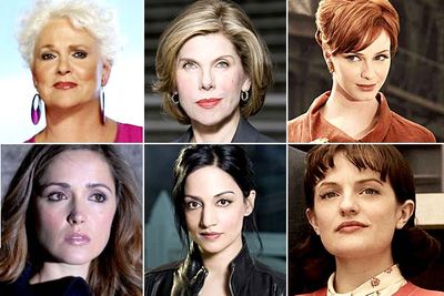 Sharon Gless, <I>Burn Notice</I><br/><br/>Christine Baranski, <I>The Good Wife</I><br/><br/>Christina Hendricks, <I>Mad Men</I><br/><br/>Rose Byrne, <I>Damages</I><br/><br/>Archie Panjabi, <I>The Good Wife</I><br/><br/>Elisabeth Moss, <I>Mad Men</I>