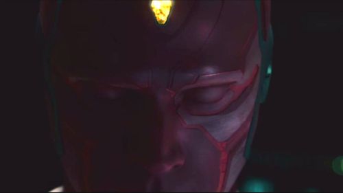 The new Avengers trailer gave fans their first look at the heroic android, Vision. (Marvel Studios)