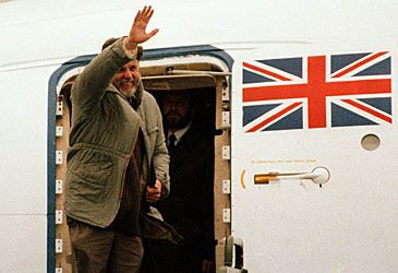 Where was Terry Waite kidnapped while he was negotiating the release of hostages?