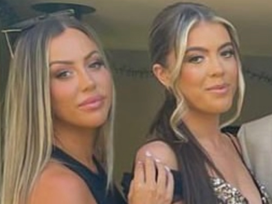 Holly Hagan and her sister, Darci
