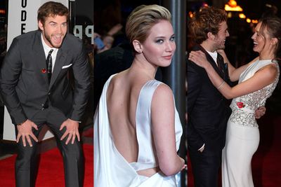 Check out all the glamour and cheeky shenanigans from the <i>Hunger Games: Catching Fire</i> world premiere red carpet. <br/><br/>Keep flicking through the pics to watch the trailers!<br/><br/><i>The Hunger Games: Catching Fire</i> is set for Australian release on November 21. <b><a href=/movie/44336/the-hunger-games-catching-fire>Vote 'want to see' on MovieBuzz now!</a></b><br/><br/>(Images: Getty/Splash)