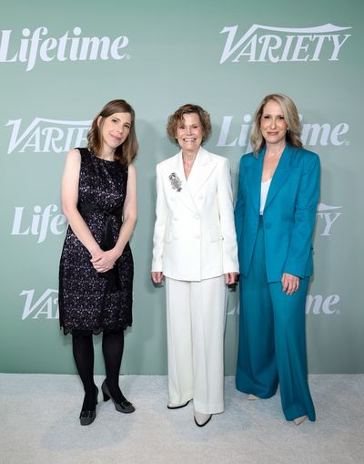 Cynthia Littleton, Judy Blume, and CEO and Publisher of Variety Michelle Sobrino-Stearns