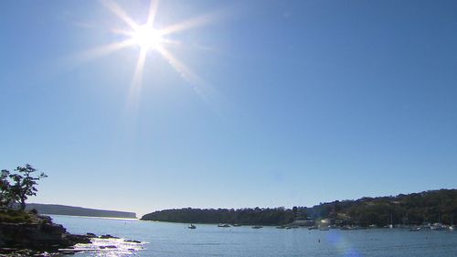 The sun was out strong at Balmoral Beach. (9NEWS)