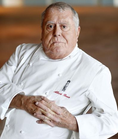 Albert Roux, seen here in the Aviva Stadium on November 14, 2013, was the founder of Britain's first Michelin-starred restaurant, Le Gavroche