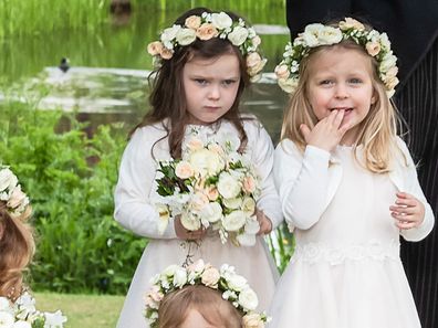 Grumpy bridesmaid royal wedding