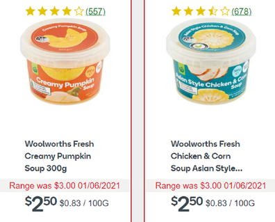 Woolies has an awesome range of soups just in time for winter.