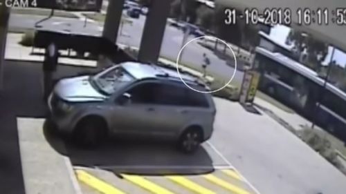 CCTV exclusively obtained by 9News captured the shocking accident.