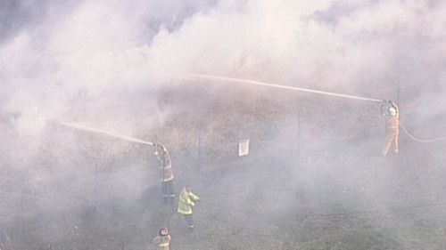 Numerous fire crews are at the scene. (9NEWS)
