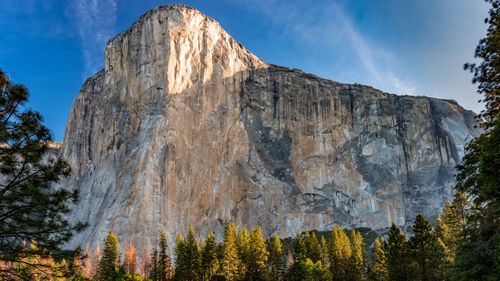 The famed El Capitan rock face.