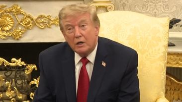 Trump asked about relationship with Natalie Harp