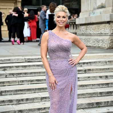 Hannah Waddingham attends The Olivier Awards 2024 at The Royal Albert Hall on April 14, 2024 in London, England. 