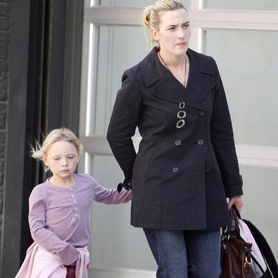 Kate Winslet and Mia Honey Threapleton in 2006.