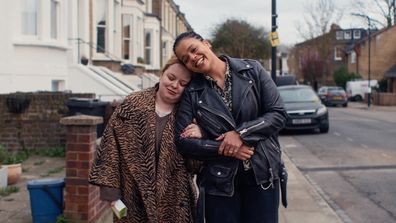 Maggie (Nicola Coughlan) and Eddie (Lydia West) in Big Mood on Stan