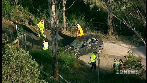 A 20-year-old man died in the crash. (9NEWS)