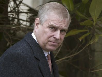 Prince Andrew walking