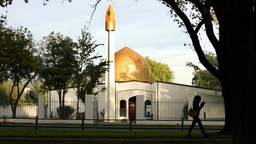 The Al Noor Mosque on Deans Avenue, the scene of a mass shooting, March 15, 2019, Christchurch. 