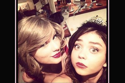 She may be unlucky in love, but she’ll always have the love of friends like Sarah Hyland. <br/><br/>And cats.