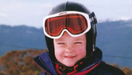 Scotty James before he was a snowboarding star. (9NEWS)