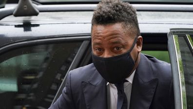 Cuba Gooding Jr. arrives to court for a hearing in his sexual misconduct case, Thursday, Aug. 13, 2020, in New York. 