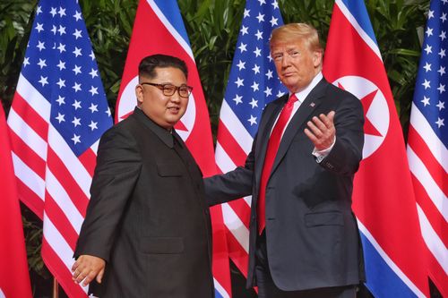 Kim Jong-un and Donald Trump