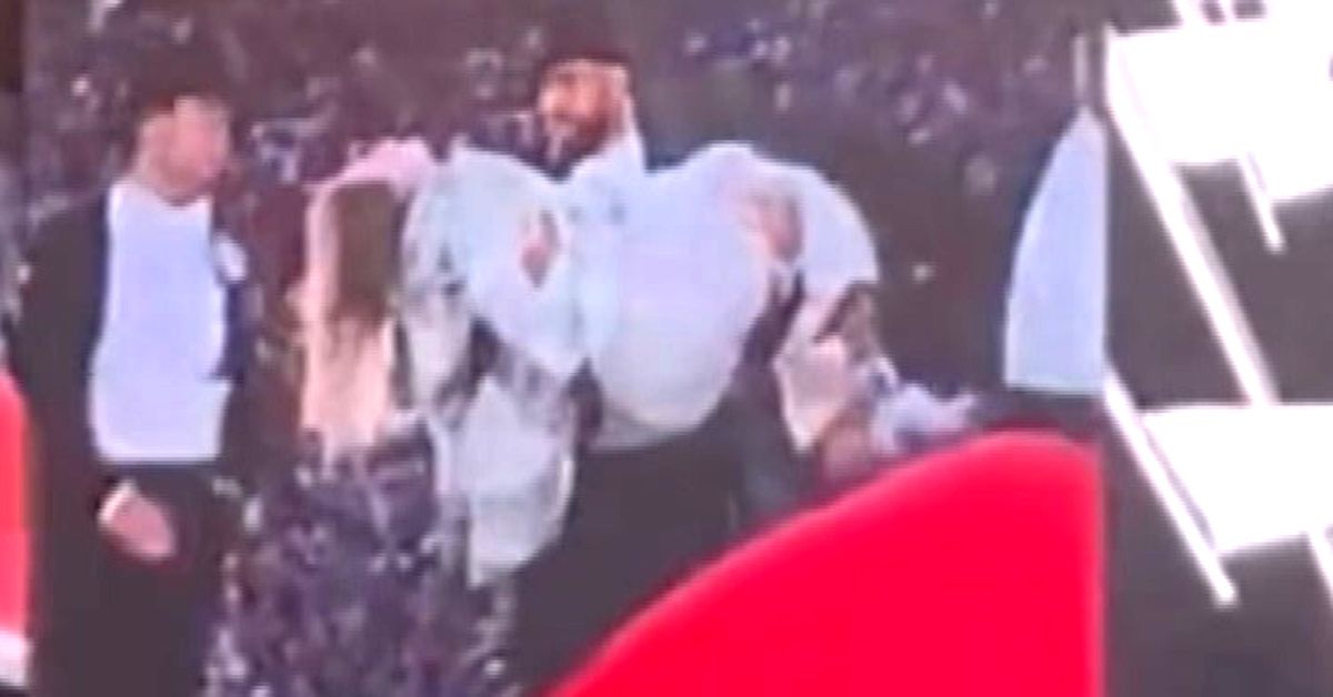 Taylor Swift Eras Tour London: Travis Kelce joins Taylor Swift on Wembley Stadium stage in surprise cameo