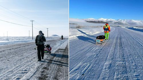 6633 Arctic Ultra race in Canada