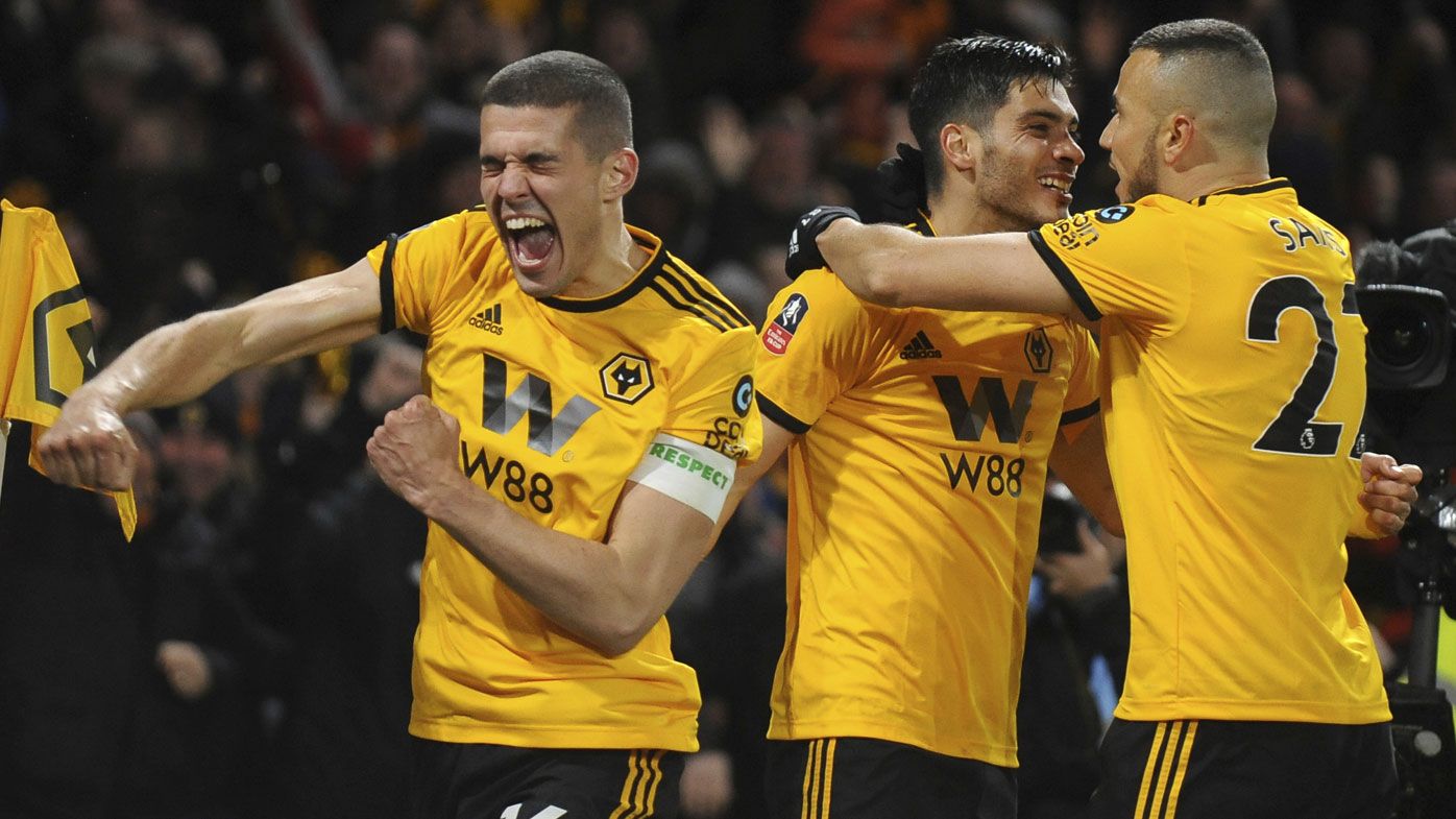 Manchester City survive, Man United out of FA Cup after Wolves loss