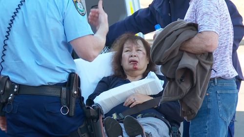 The 69-year-old was attacked from behind while on Kiera Street yesterday afternoon. Picture: 9NEWS