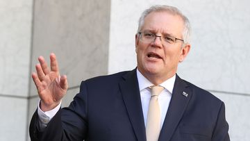 Scott Morrison has indicated international borders could reopen while state borders remain shut.