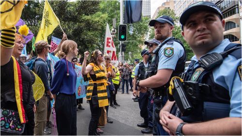 Police will be out in force again today as climate protesters target public transport in major cities across Australia.