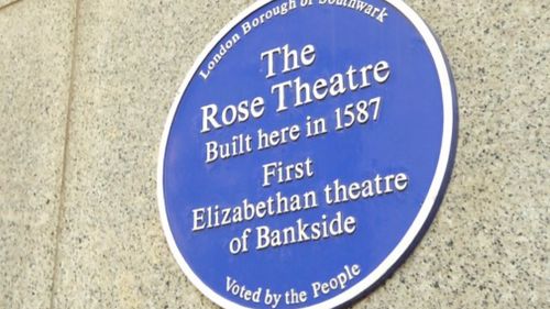 The Rose Theatre first opened in 1587. 