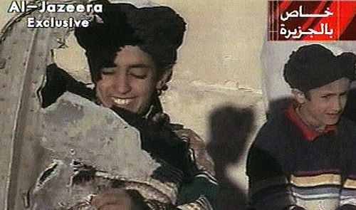 Hazma Bin Laden in a photo from 2001. (Photo: AP).