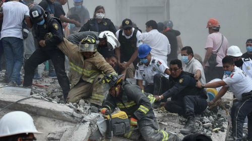 The death toll form the quake continues to rise as authorities discovery bodies in the rubble. 