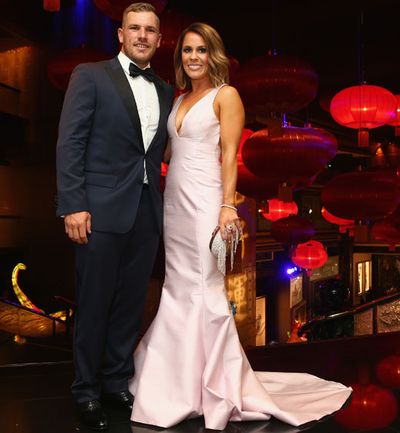 Aaron Finch and Amy Griffiths.