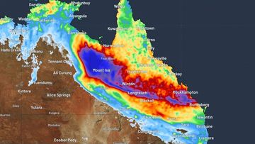 Forecast accumulated rain between 10am AEST on Tuesday and 10pm AEST on Friday