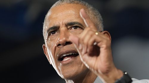 Trump criticized former President Barack Obama's comments on UFOs, and alleged he shared classified information.