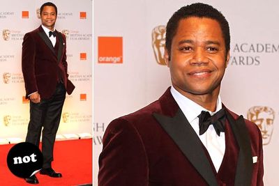 The <i>Red Tails</i> leading man looks a bit like a kid who thought he'd try something different for his year 12 formal.